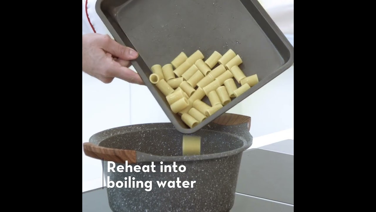 La Molisana | How to pre-cook and reheat Mezzi Rigatoni | Restaurant Essential Guide