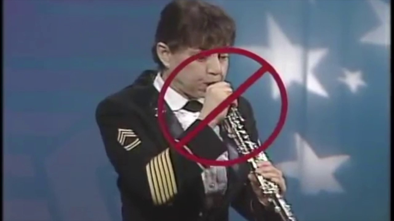 playing the oboe