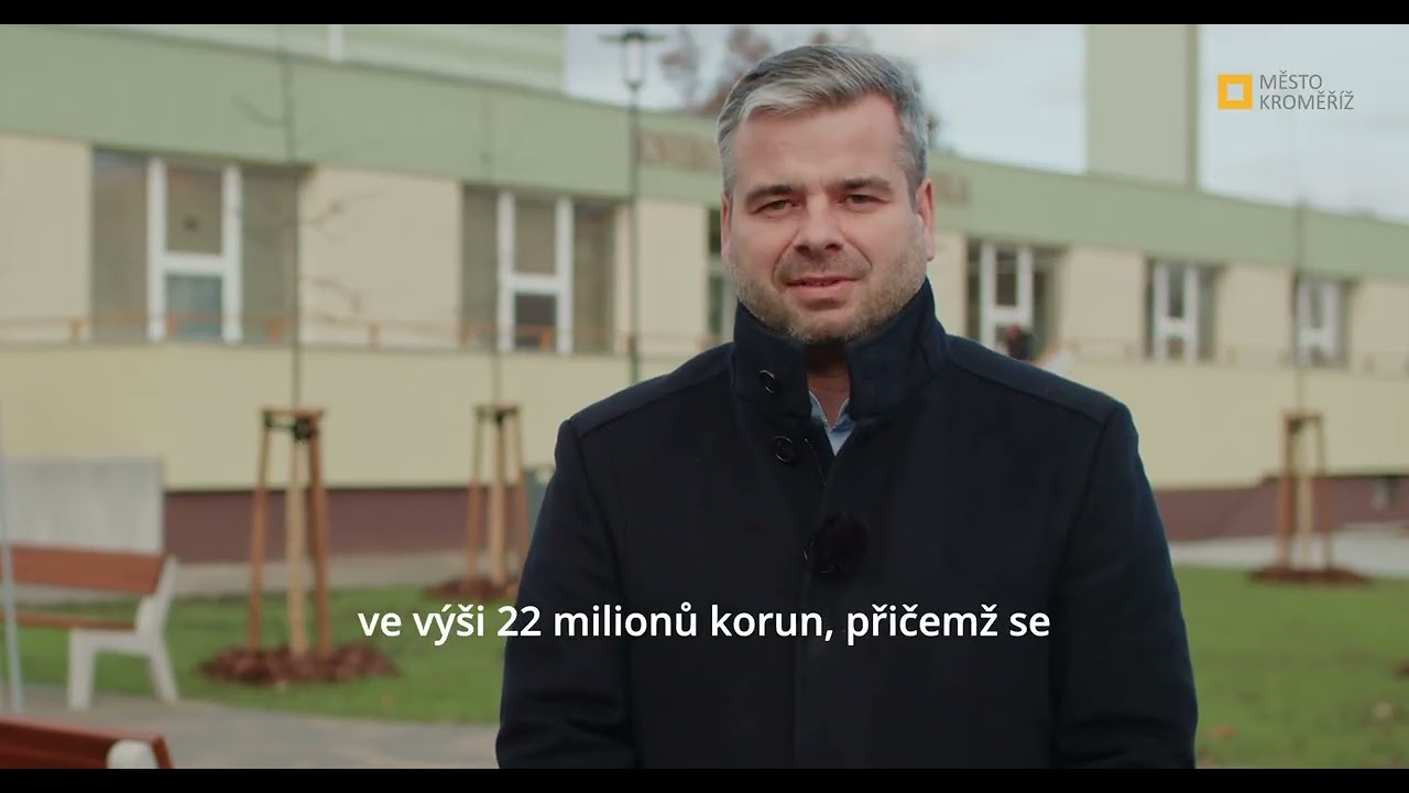 Prohlédněte si proměnu prostoru kolem Knihovny Kroměřížska