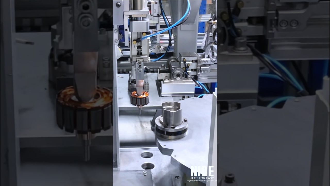 Fully automatic small BLDC motor stator and armature assembly line