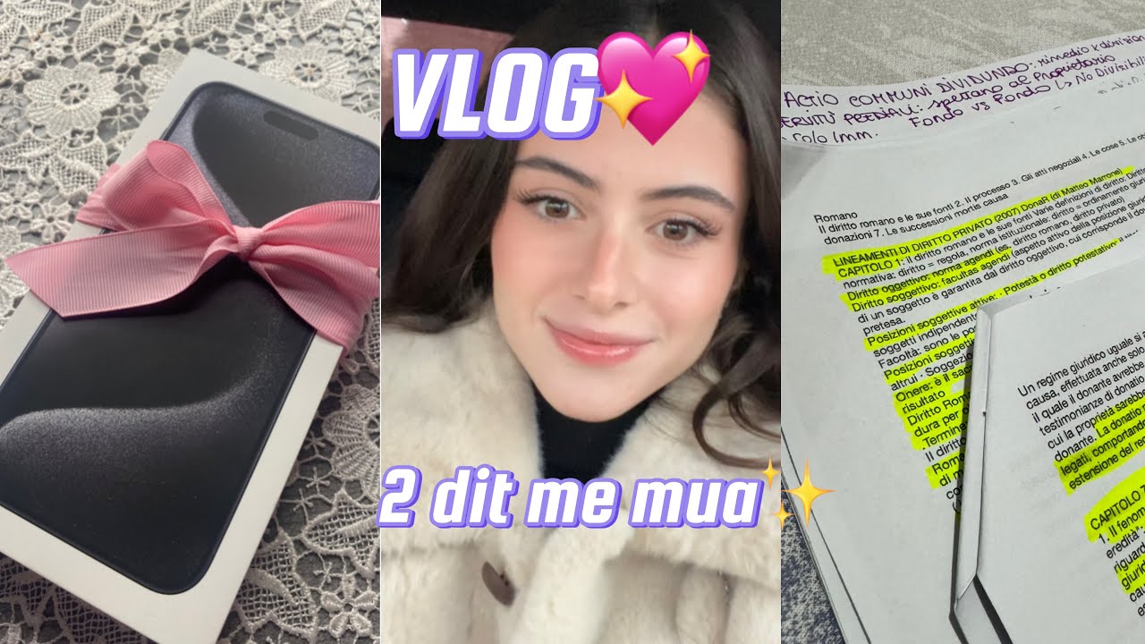 VLOG 2 DIT ME MUA💖|PROVIM+ IPHONE TE RI✨🫶🏻