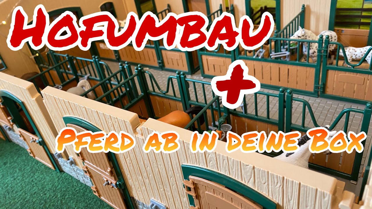 XXL Schleich Hofumbau + Pferd ab in deine Box🥰🥺😱 Schleich Video