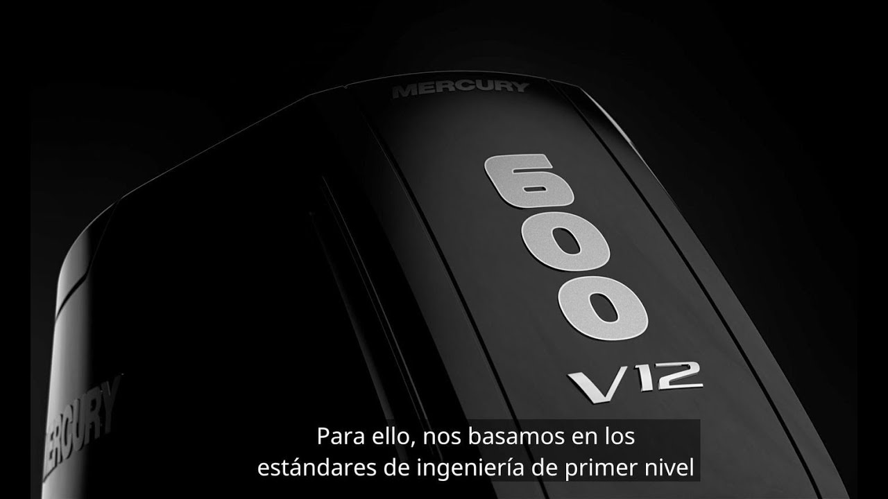 Presentamos el motor fueraborda Mercury Verado V12 de 7.6L y 600 CV.