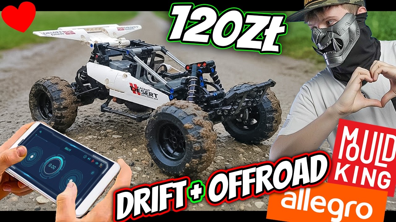 KR&Oacute;L DRIFTU I OFFROADU Z KLOCK&Oacute;W! MOULD KING 18001