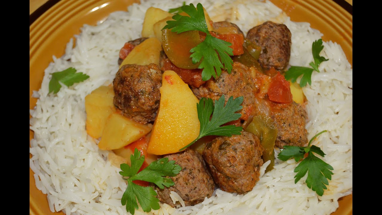 كفتة بالبطاطس على الطريقة اللبنانية Chef Ahmad All Cooking/ Kafta With Potatoes