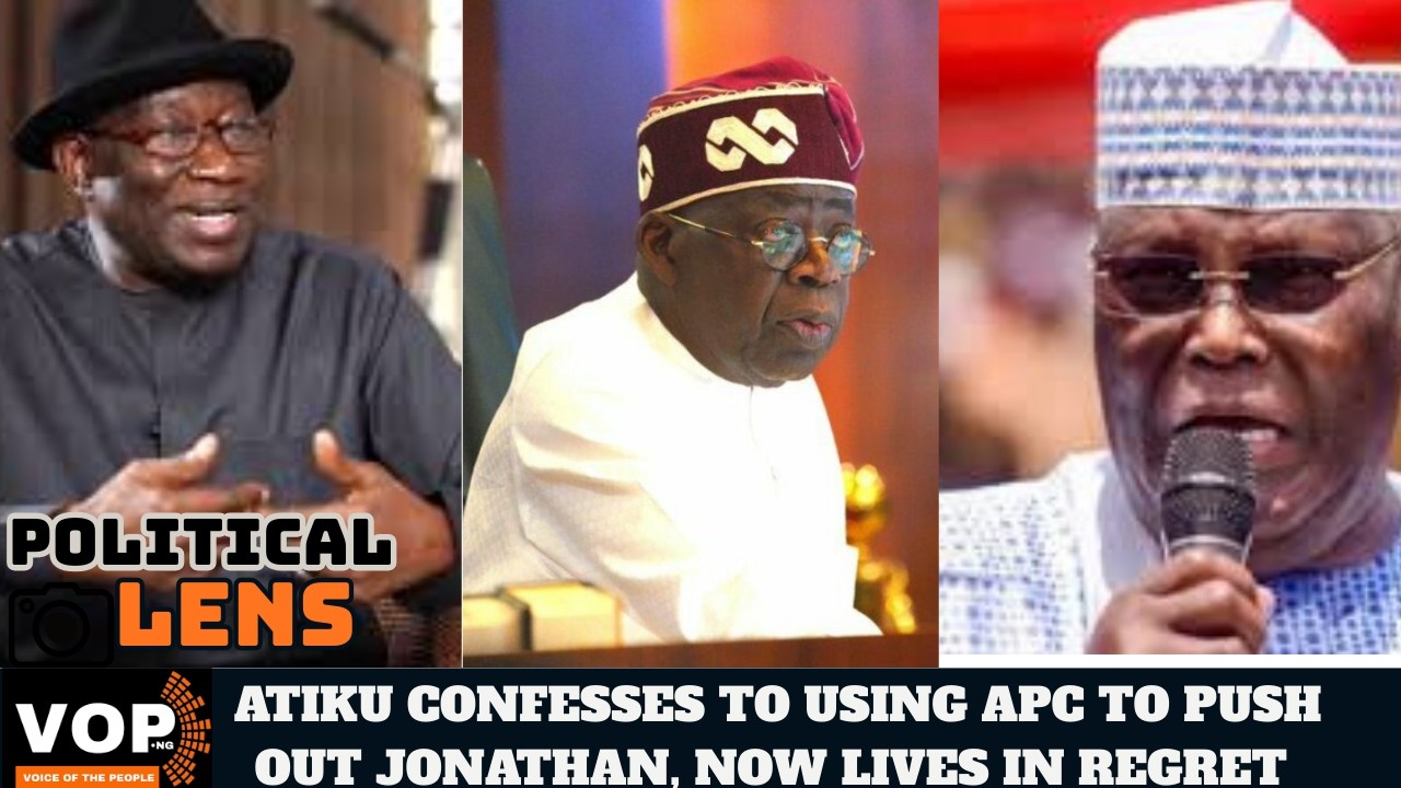 ATIKU CONFESSES TO USING APC TO PUSH OUT JONATHAN, NOW LIVES IN REGRET