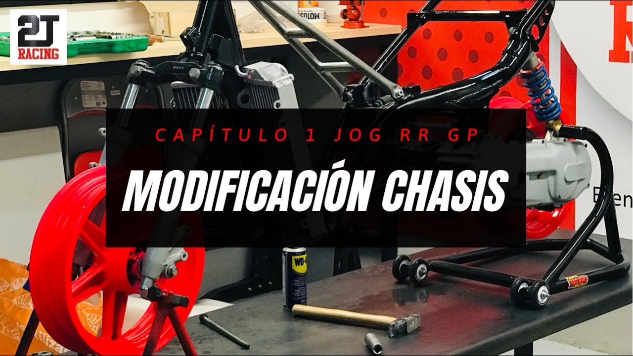Capítulo 1 · Construcción de un SCOOTER de CARRERAS · modificaciones chasis · MOTOSCOOT
