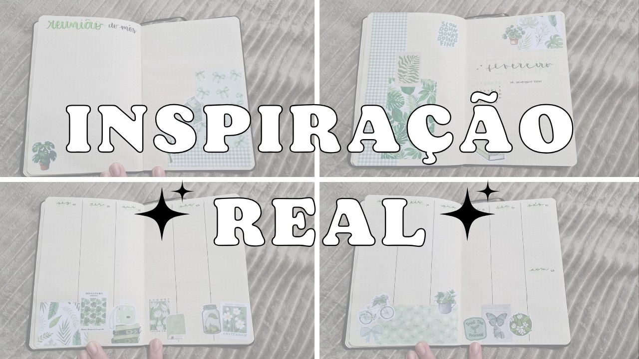 Decorando meu Bullet Journal de Fevereiro: Ideias lindas e fáceis | AESTHETIC BUJO