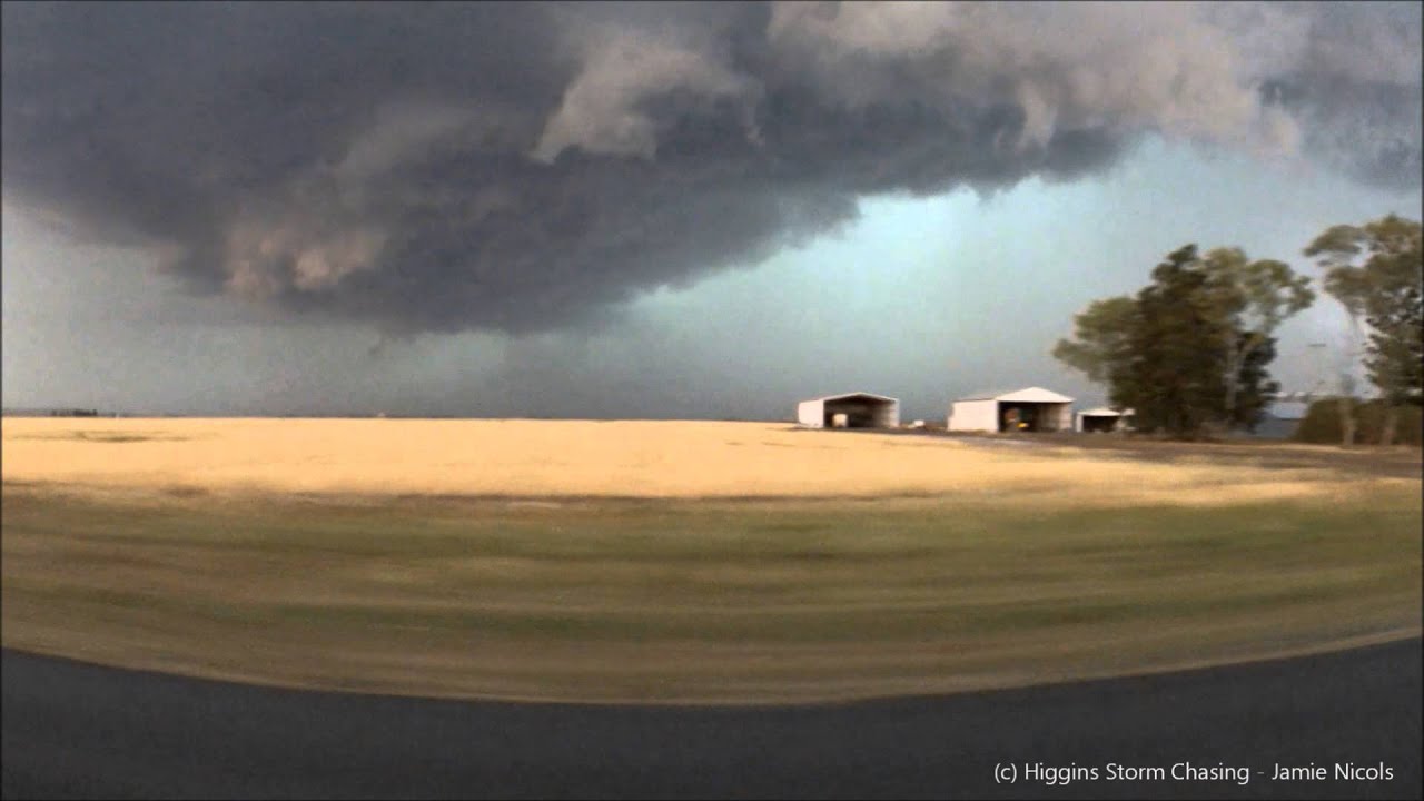 Supercell Crosses The Darling Downs, QLD, Australia 17-11-2012