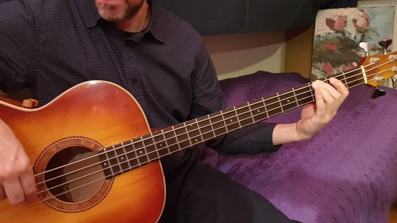 NE BODI KOT DRUGI - Ditka - acoustic bass   Learn Play