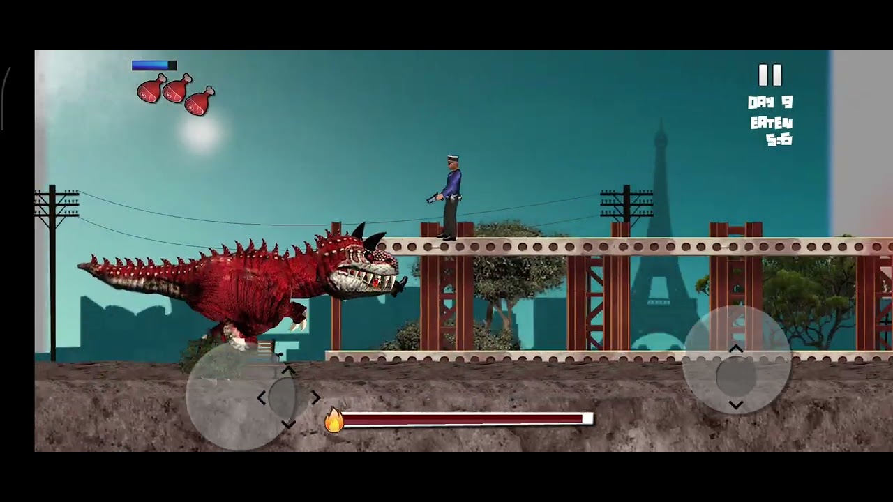 Paris Rex Full Game Level 1-16 Carnotaurus