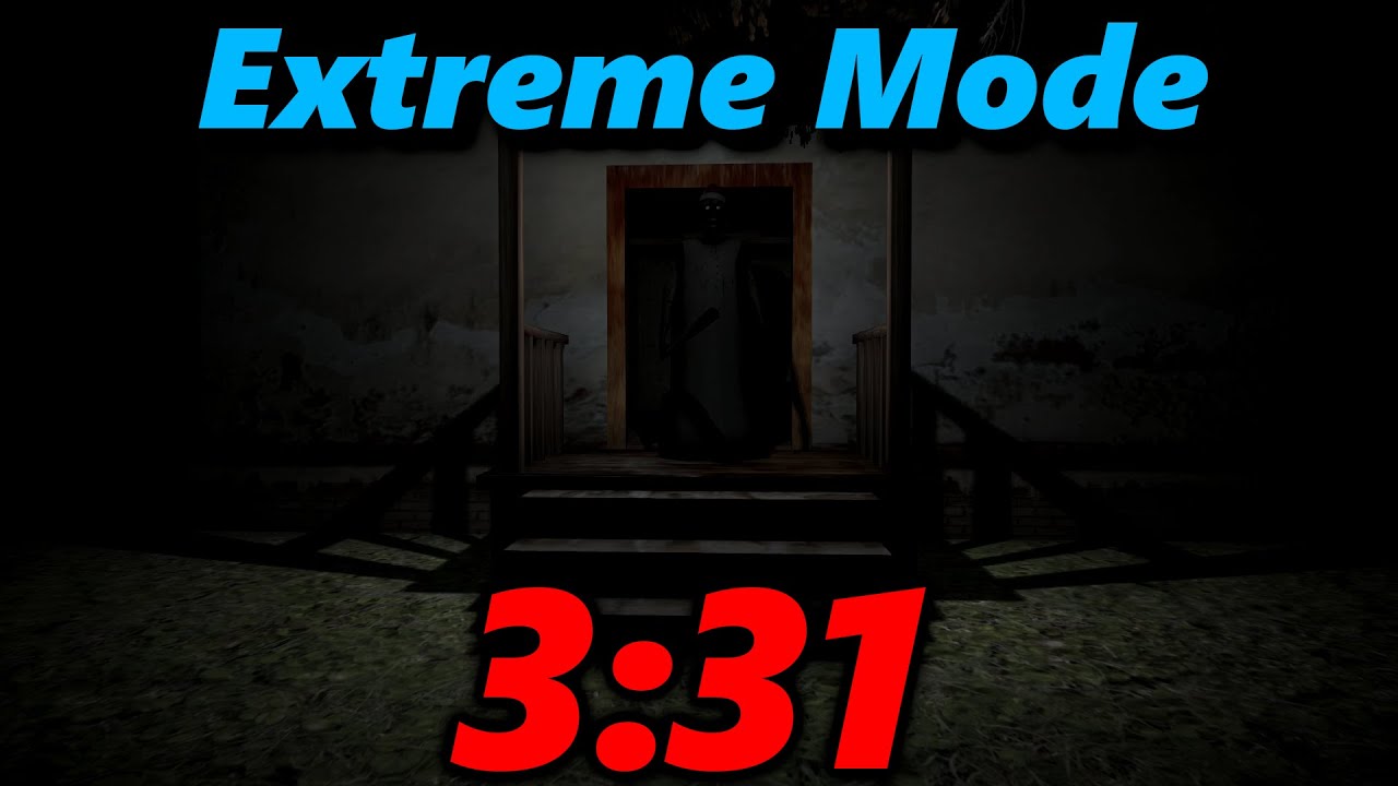 Granny PC Version - Extreme + Nightmare Mode Speedrun (3:31, Former WR)