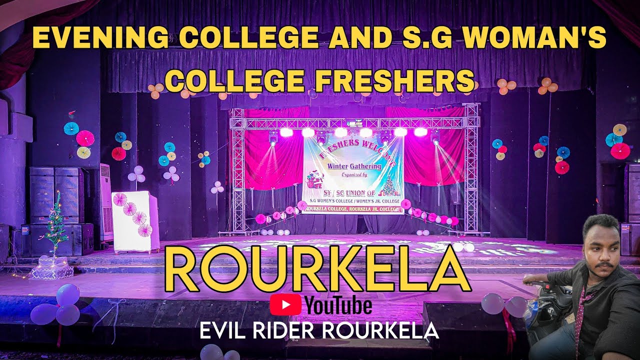 Evening College & S.G. Women's College Freshers Party | Rourkela 2024 🎉🥳🎉