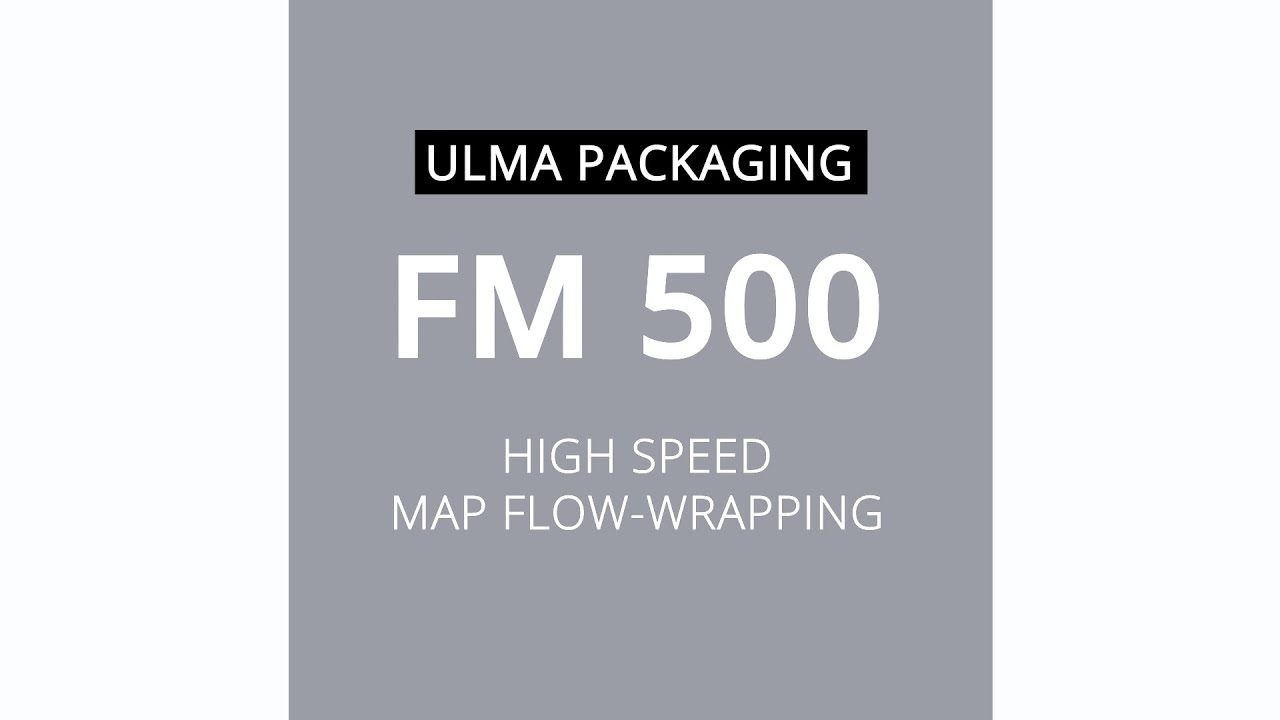 FM 500 Flow Pack wrapper family for MAP packaging in a high speed