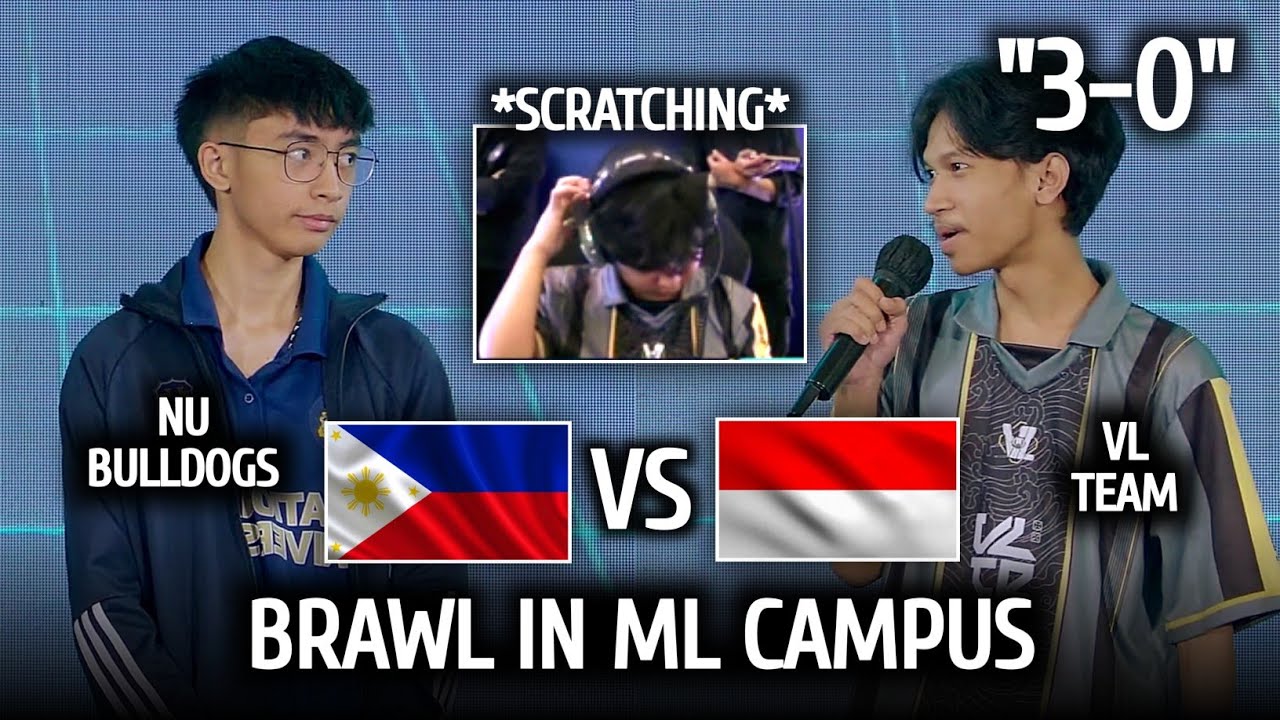 BRAWL ACADEMY! PH vs INDO | NU BULLDOGS ELIMINATES THE LAST INDO REPS VL TEAM in MLBB CAMPUS SERIES