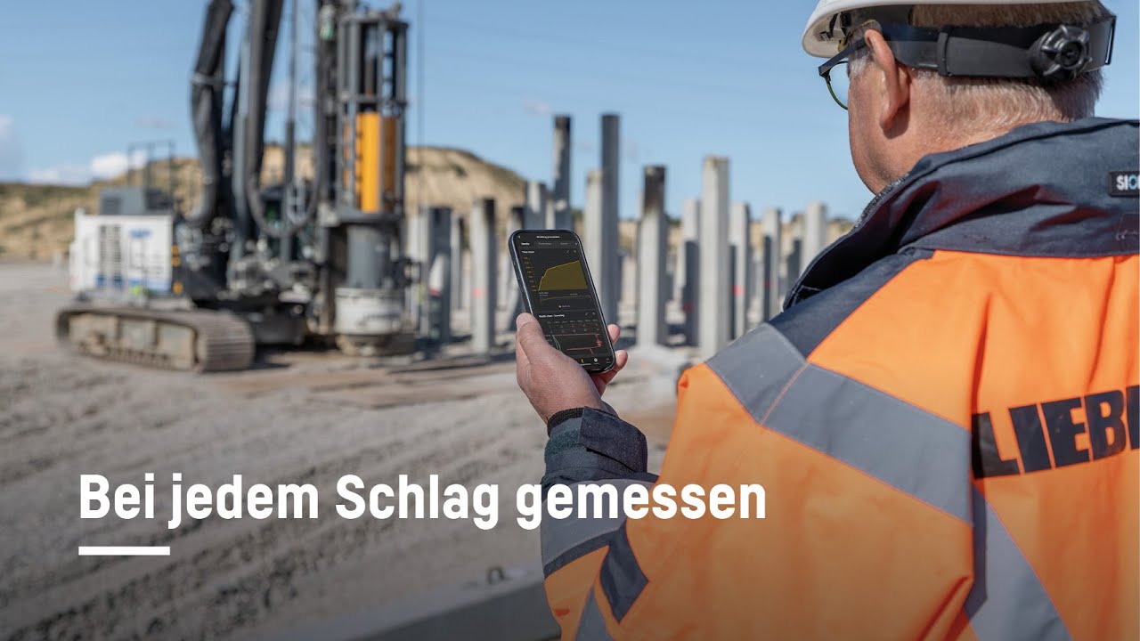 Moderne Datenerfassung im Spezialtiefbau - LRH 200 | Liebherr