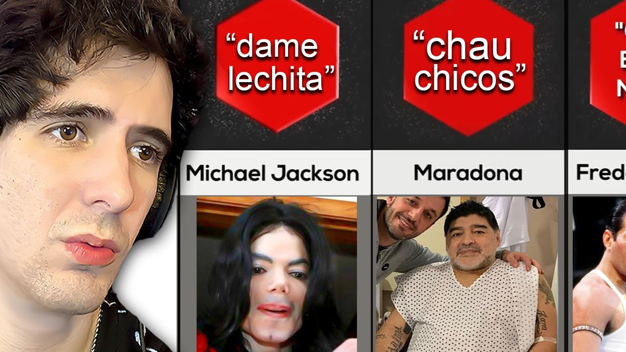 Ultimas Frases de Famosos Antes de Morir😭