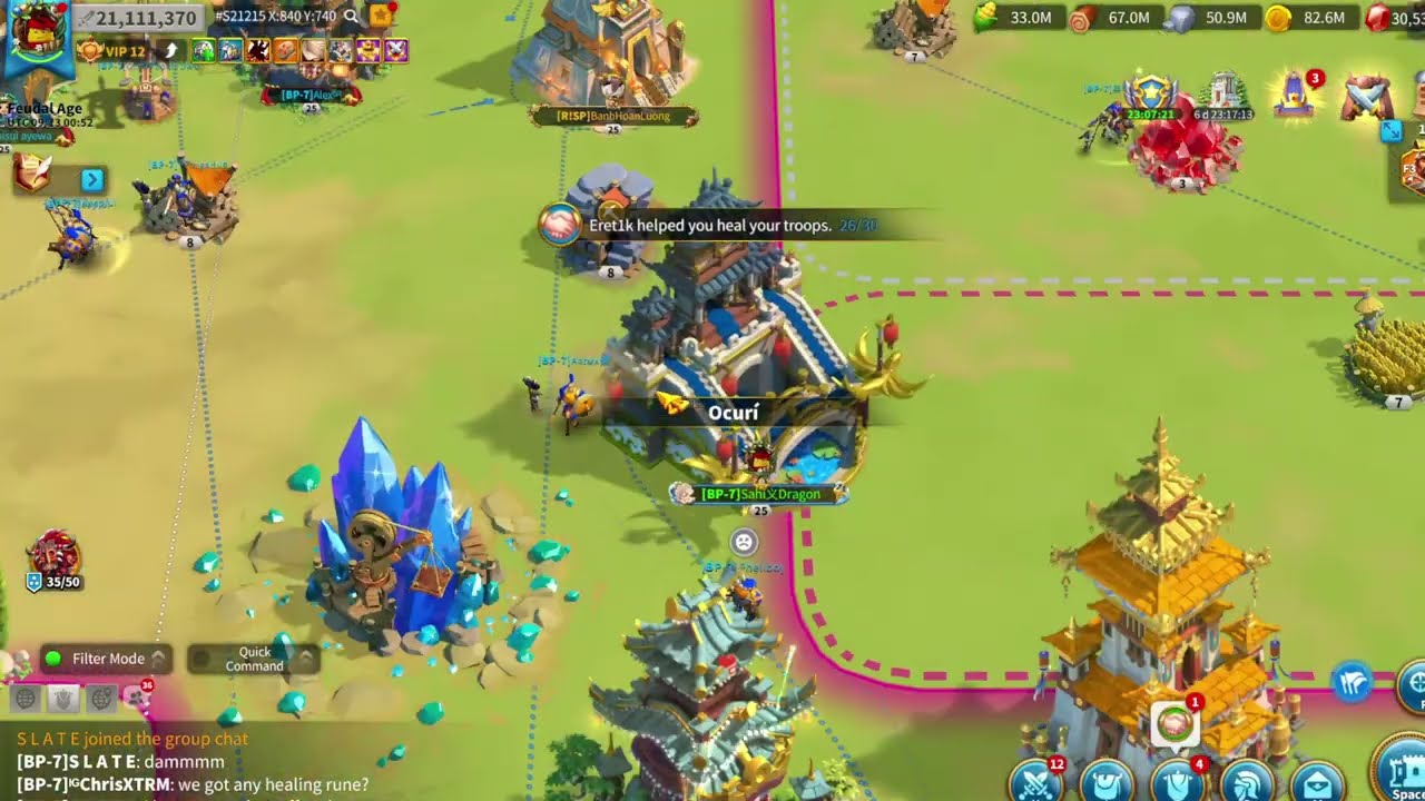 3777 zone 6 fight 1v5 part 4/6 | Rise of Kingdoms
