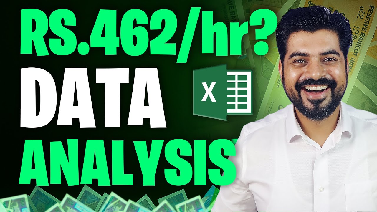 Анализ данных Excel. 462 рупии в час❓ (вторая зарплата)