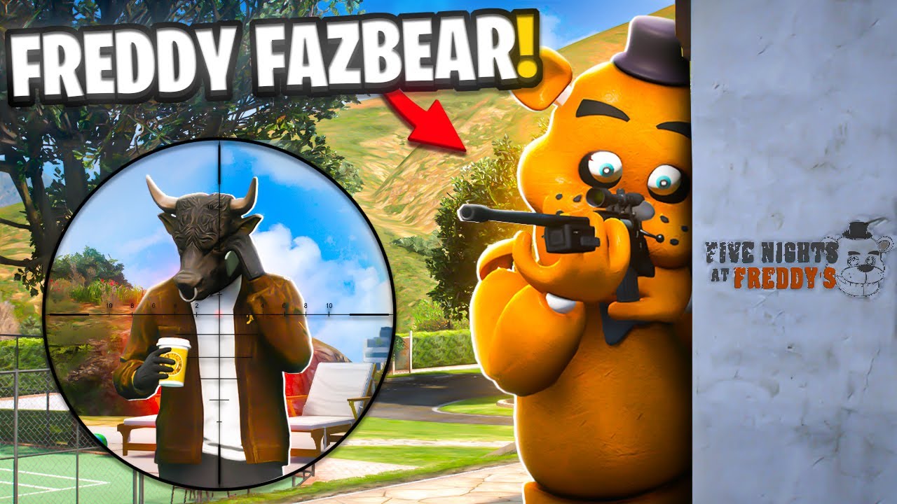 DEVIN HITMAN CU CHARACTERELE DIN FNAF I GTA 5 RP