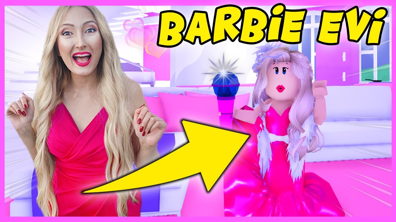 BARBİE ÜNLÜ EVİMİZ OLDU 😍 ŞARKICI OLUYORUZ 🥰 ROBLOX KÜBRA NİSA HAN KANAL