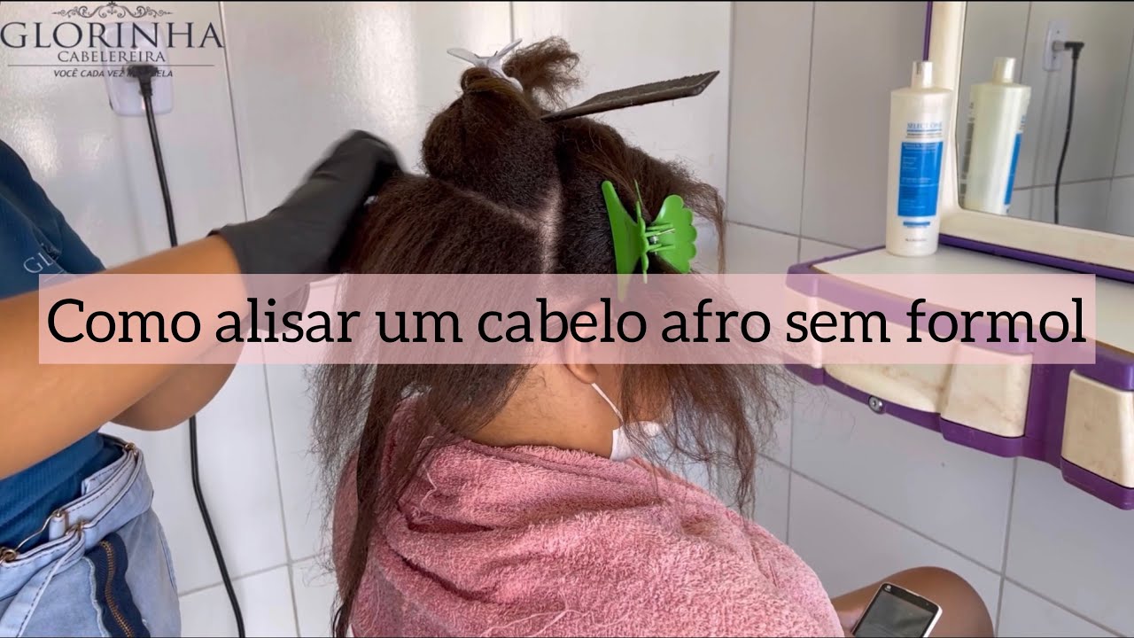 PROGRESSIVA SEM FORMOL EM UM CABELO AFRO | COMO OBTER O LISO PERFEITO DE PRIMEIRA EM UM CABELO AFRO?