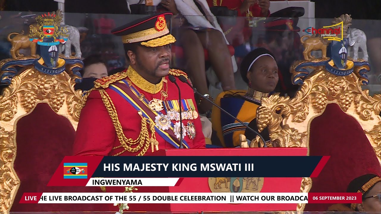 His Majesty King Mswati III remarks at the 55 years double celebration