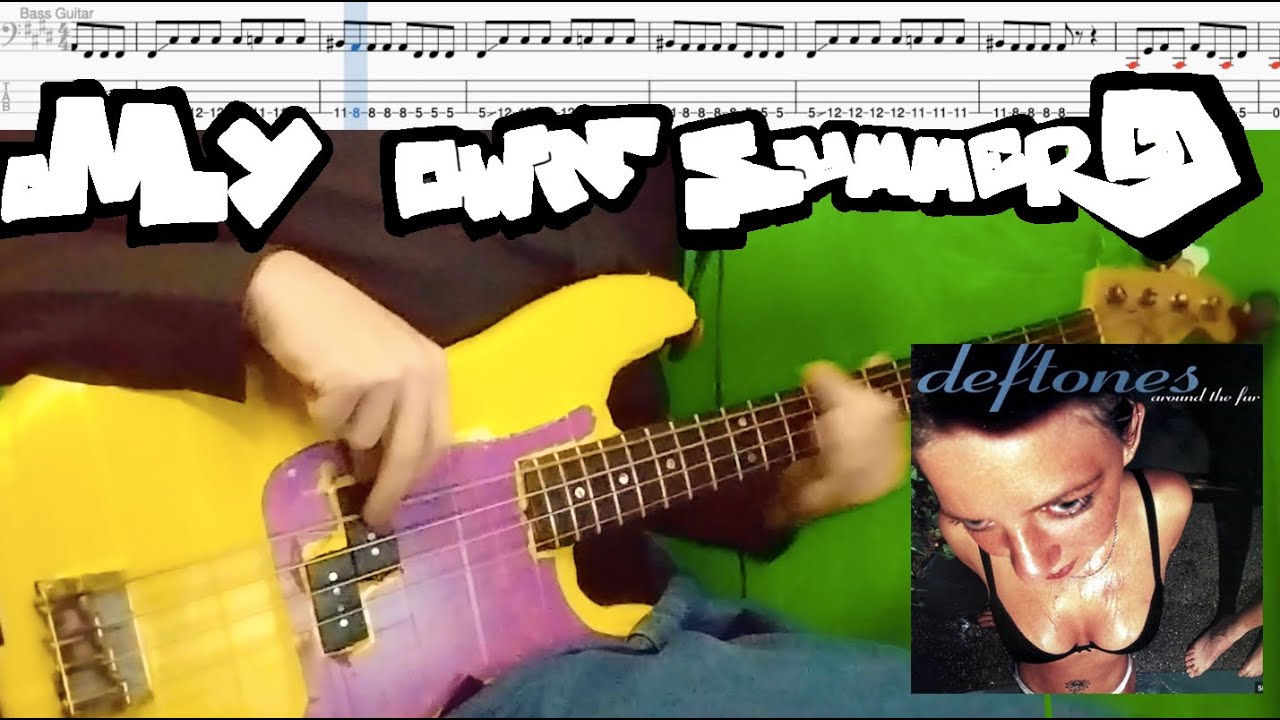 My own Summer|Deftones|Bass cover + feet reveal