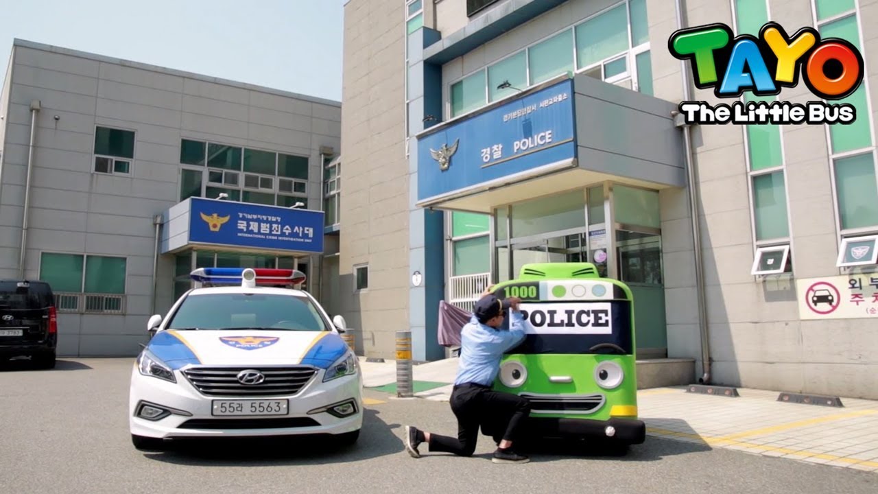 Tayo Dalam Kehidupan Nyata l #6 Polisi Rogi l Tayo Pesta Sahabat