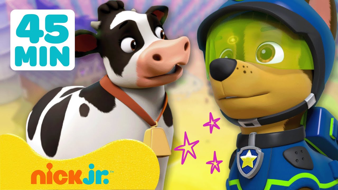 Patrulha Canina | Resgates de Animais da Fazenda com a Patrulha Canina! | 45 Minutos | Nick Jr.
