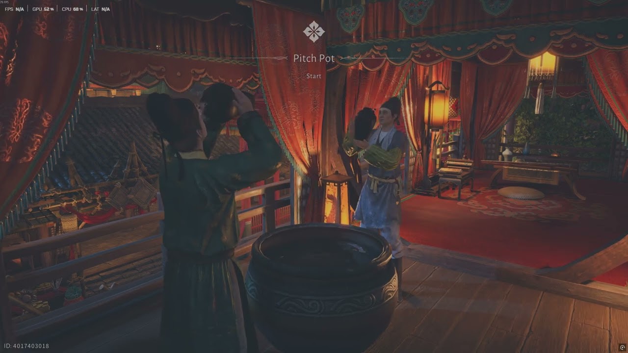 Where Winds Meet - Disguise as Mi Jifeng (Pitch Pot in Fairgrounds) #wherewindsmeet #gaming #燕云十六声
