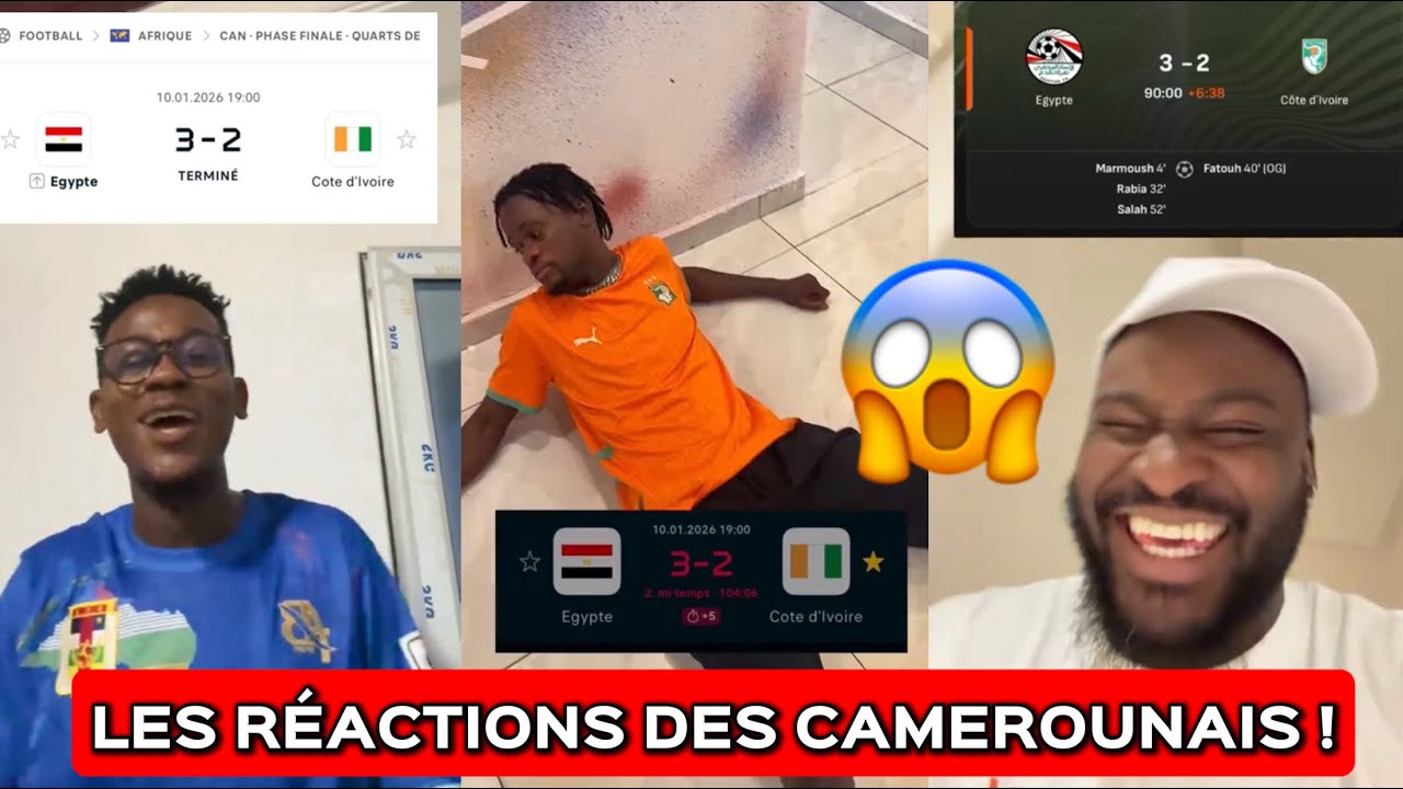 🚨C’EST GRAVE😱LES INFLUENCEURS CAMEROUNAIS TRÈS CONTENTS APRÈS L’ÉLIMINATION DE LA CÔTE D’IVOIRE🇨🇮