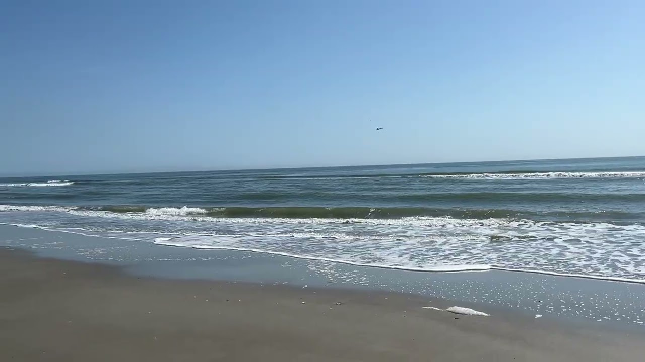 Gorgeous day on Holden Beach on Tuesday, March 3rd!