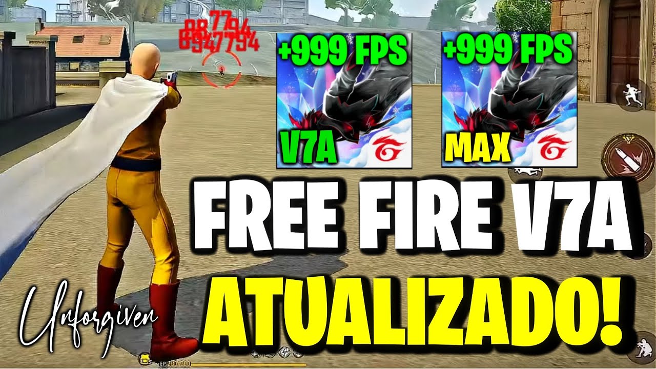 FREE FIRE V7A ATUALIZADO LITE E OTIMIZADO 64 BITS FREE FIRE MAX NO ANDROID E PC, LINK DIRETO