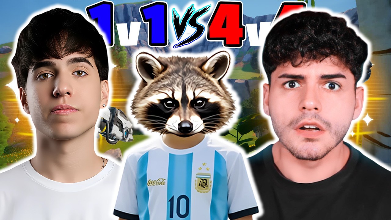 GORILON VS MAPACHE (NIÑO) ¡FAZER ENLOQUECE!