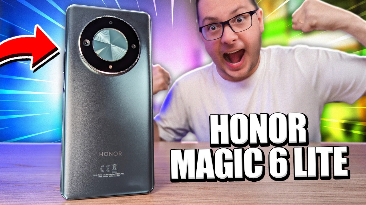 UM TANQUE na RESISTÊNCIA com CÂMERA DE 108MP! HONOR MAGIC 6 LITE Magic é PRONTO PRA TUDO!