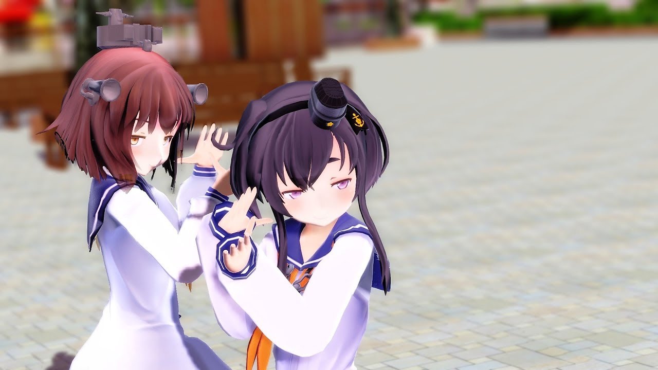 【MMD】彗星ハネムーン【艦これ】【雪風】【時津風】