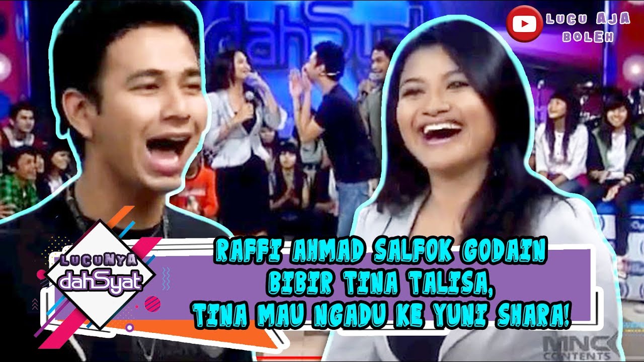 RAFFI AHMAD SALFOK GODAIN BIBIR TINA TALISA, TINA MAU NGADU KE YUNI SHARA! - LUCUNYA DAHSYAT