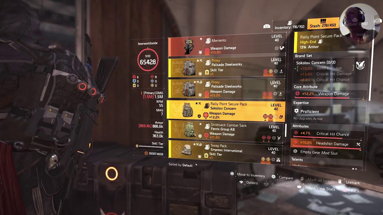 The division 2 random stuff