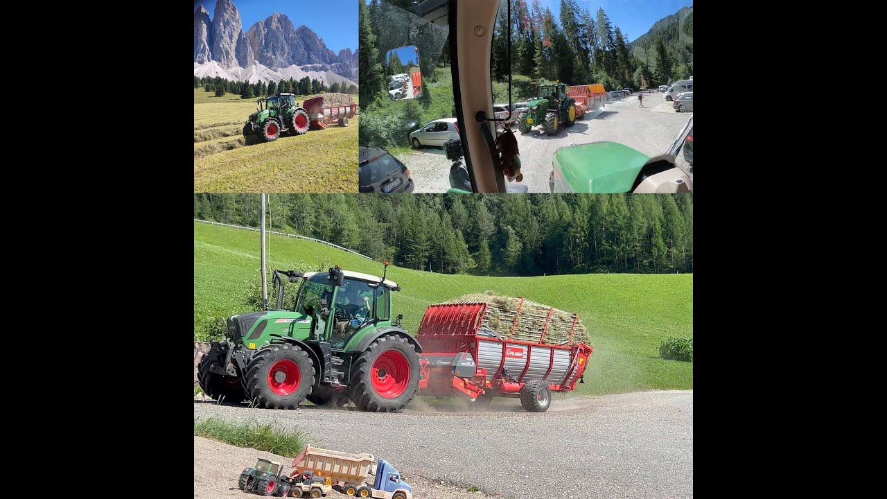 Heuernte auf der Alm 2022  | Premiere Ladewagen Gruber Pro Alp 300T | Fendt | John Deere | Aebi