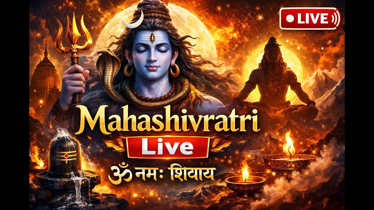 🔴 Live Stream 🔴 Mahashivratri Live 2026 | Om Namah Shivaya Jaap | Midnight Special