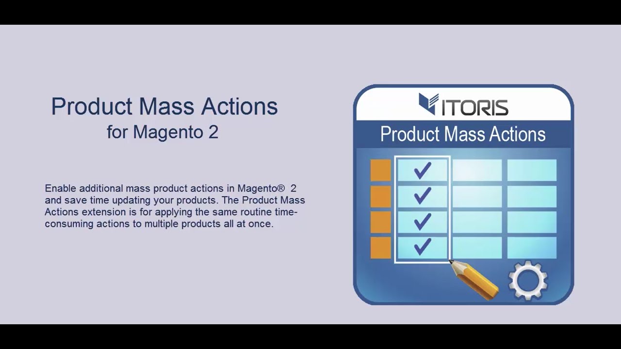 Product Mass Actions for Magento 2 by ITORIS