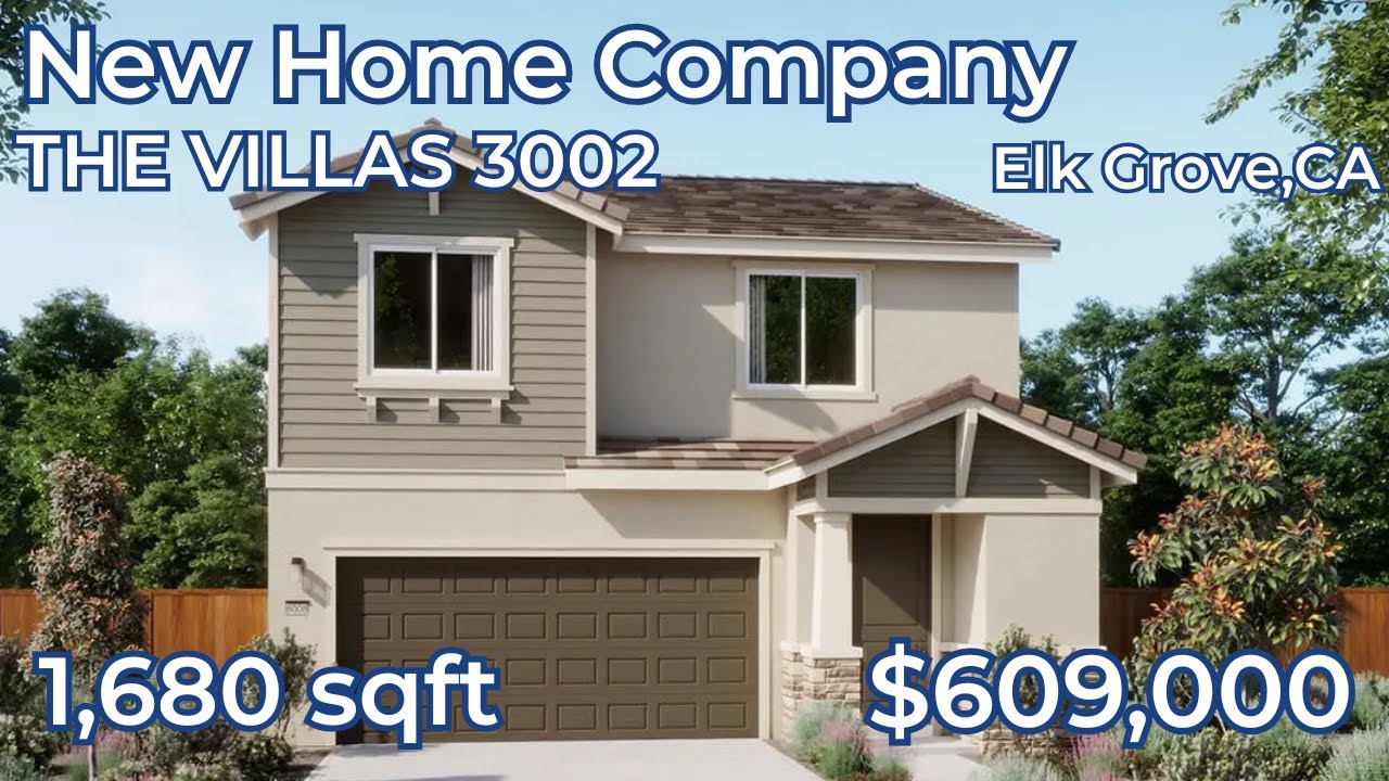 Компания New Home Company | The Villas 5002 | 1680 кв. футов | Элк-Гроув, Калифорния | Недвижимос...