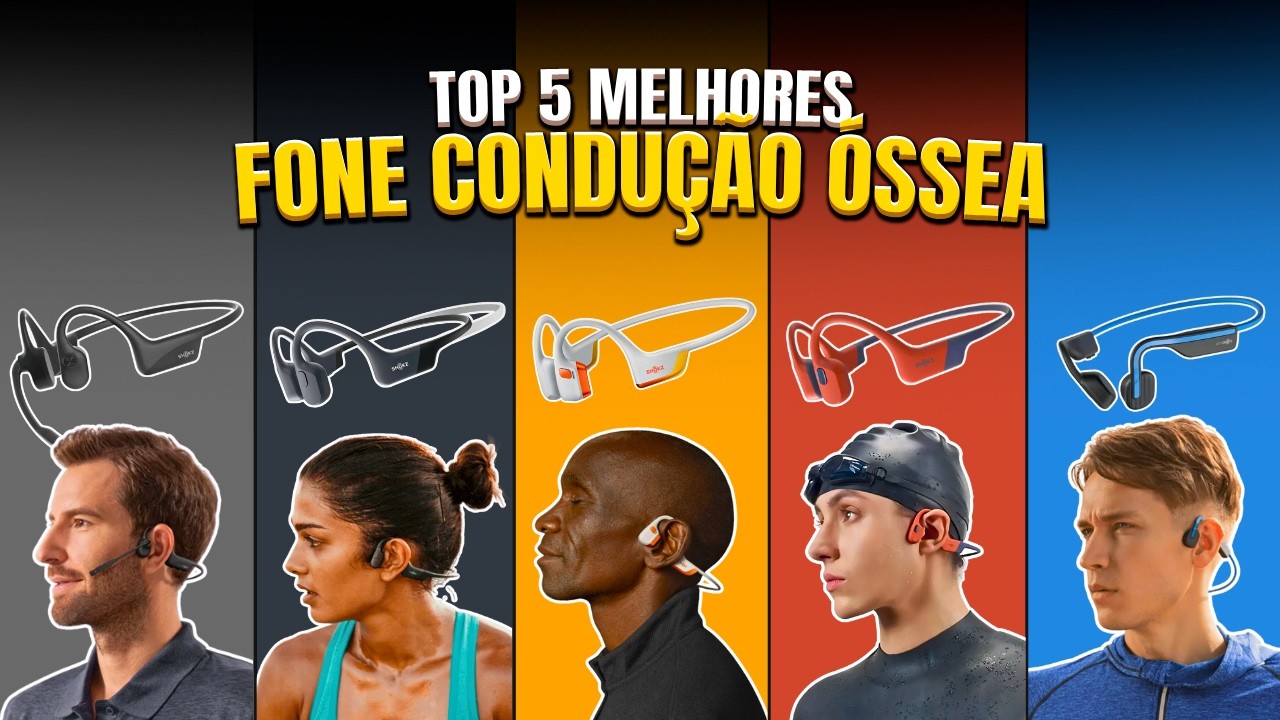 Qual FONE de CONDUÇÃO ÓSSEA Comprar em 2026? Ranking 5 Melhores da Shokz ✅
