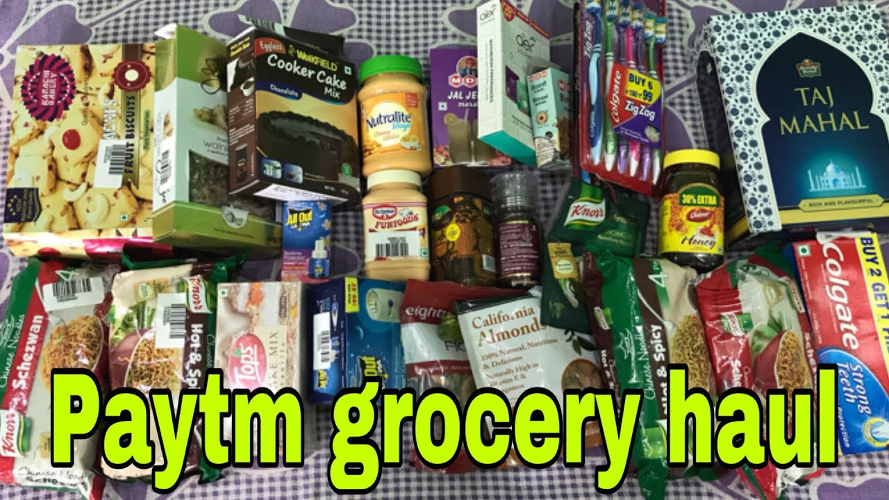 Paytm mall grocery haul/home products at low prices