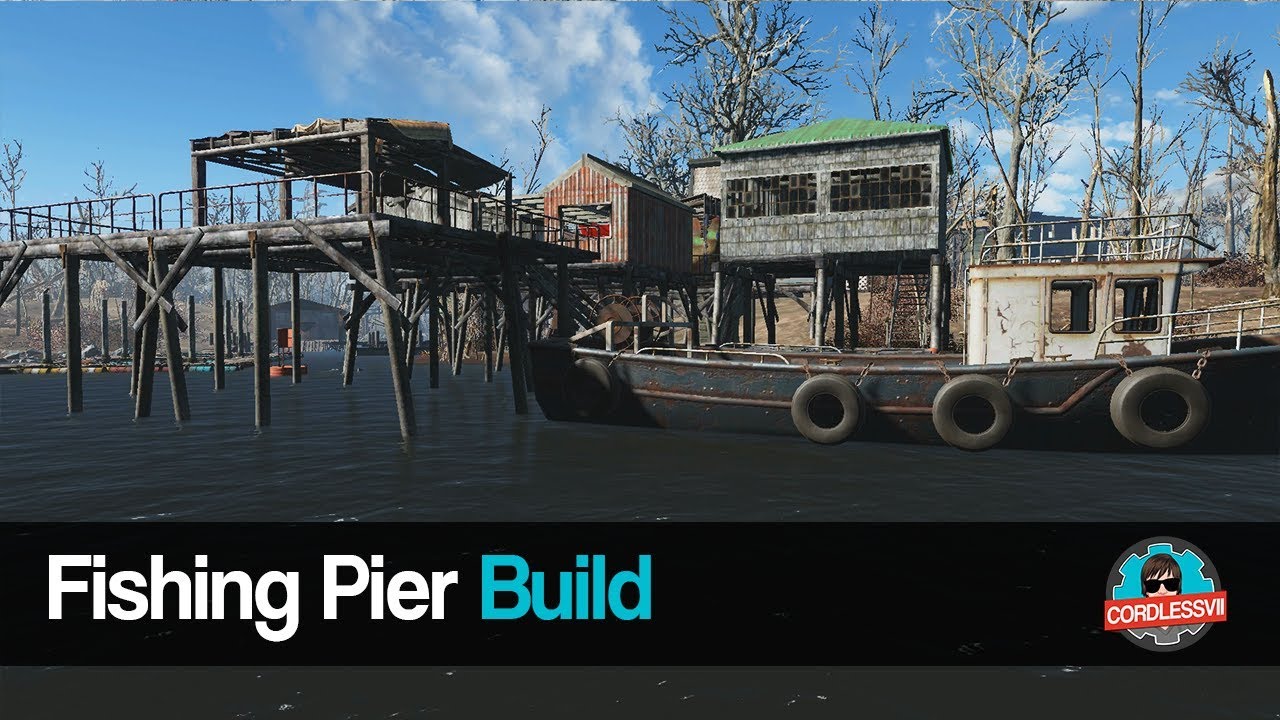 Fallout 4 | Sanctuary Fishing Pier Build