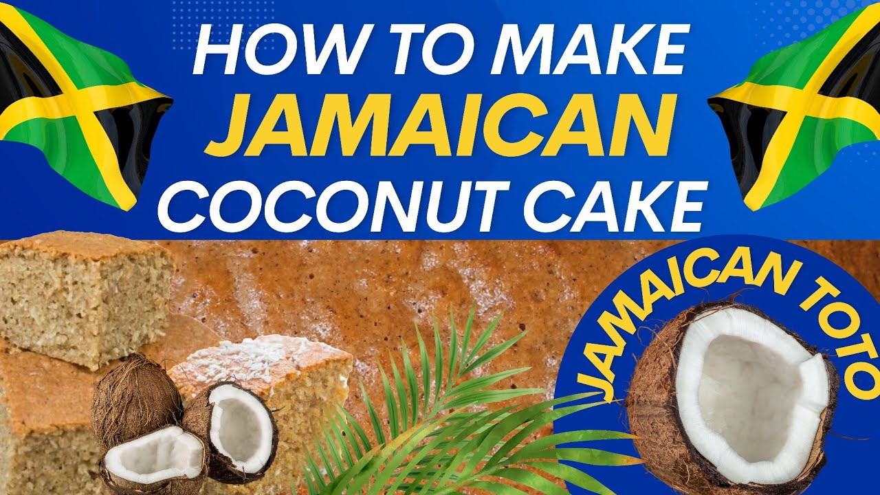 How to Make Jamaican Coconut Cake | Jamaican Toto 🇯🇲