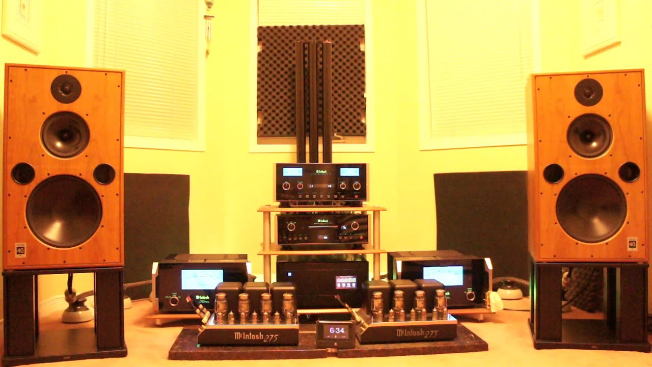 Harbeth M40.1 with McIntosh MC 601 + C2300 + MC 275 + MCD 500