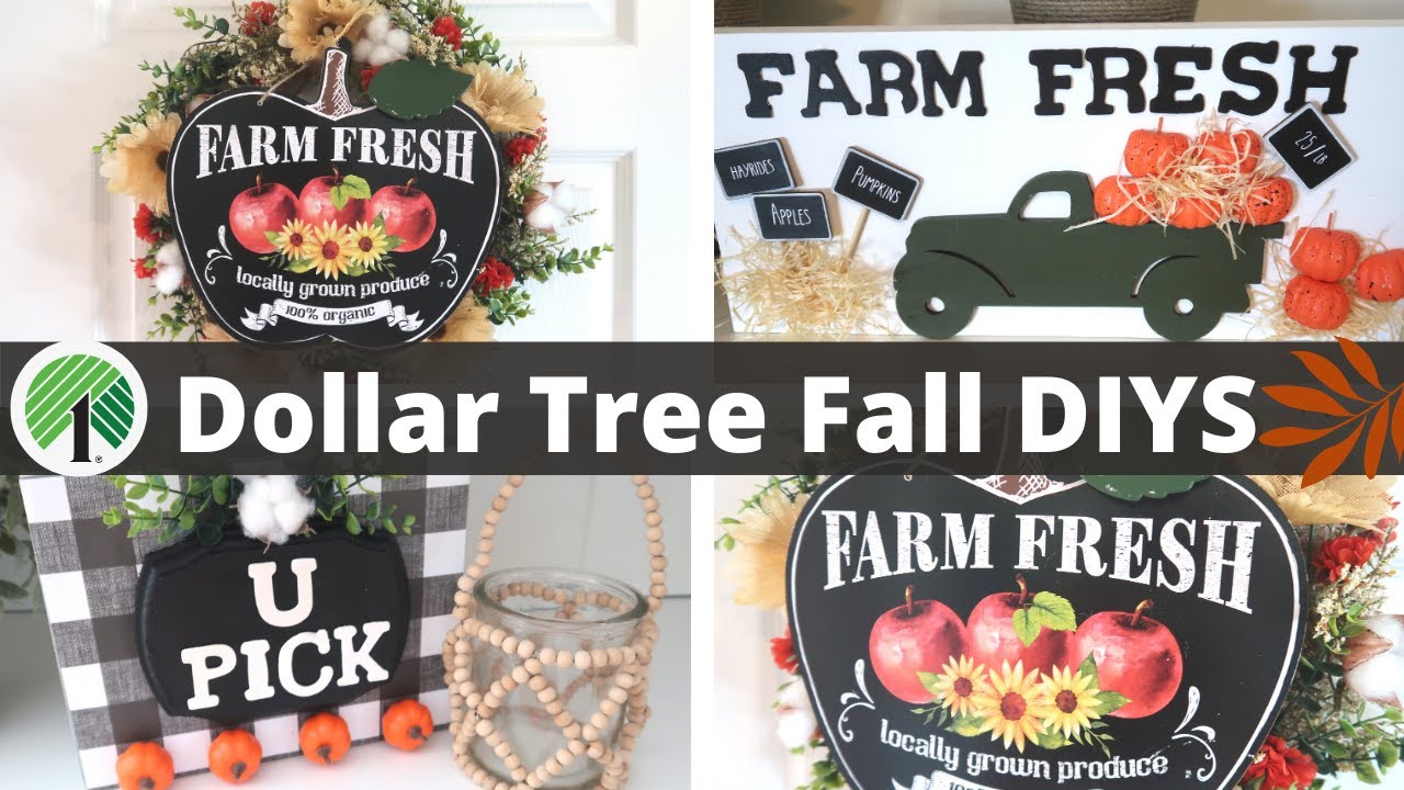 Dollar Tree Fall DIYS 2020