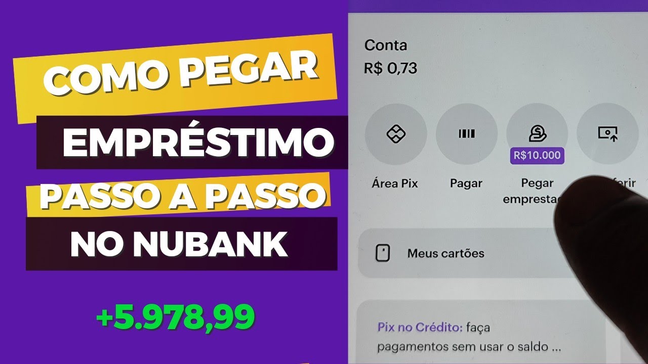 Como fazer empr&eacute;stimo no nubank
